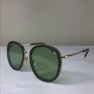 BRAND NEW. Olive green & gold stunning sunglasses.